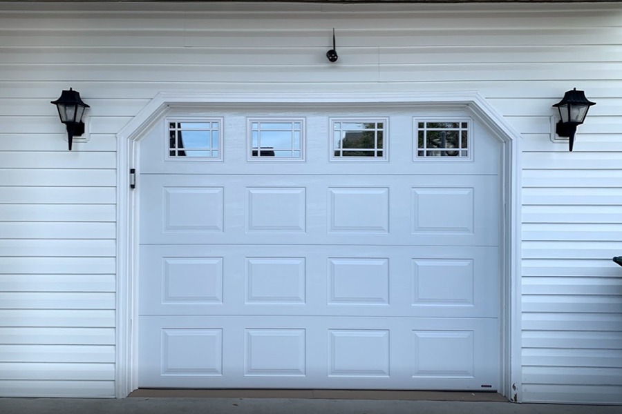 Traditional Windowed Garage Door