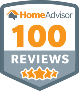 HomeAdvisor 100 Reviews Badge